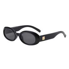 1pc Women's Fashion Elegant Street Style High-End Fashion Glasses - Black - View 3