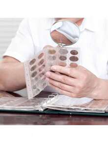 10 Album đựng tiền xu, 20/30/42 ngăn, chất liệu PVC trong suốt, mặt trong có trang đựng tiền xu rời. - Nhiều màu - Xem 2