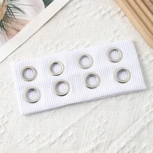 1件朋克风镂空弹力发箍，金属摇滚蒸汽朋克设计，运动休闲百搭，瑜伽秋冬保暖围巾发饰，冬季运动日常多用途女士配饰，生日礼物，发饰，发圈，女士发饰，发圈，发绳 - 彩色 - 查看 13