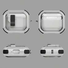 1 Set Transparent Auto-Pop Up Protective Case Compatible With Apple Pro 3rd/4th Gen, 2nd Gen - Multicolor - View 5