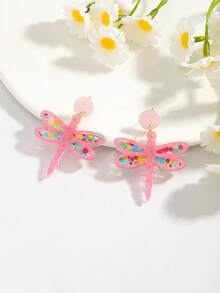 一对时尚女士耳环，饰有闪亮亮片，适合日常佩戴、度假，是母亲节、毕业典礼、情人节、生日的理想礼物。 - 彩色 - 查看 11