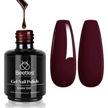Beetles White Gel Nail Polish -1PC 15ml White Spring Colors Gel Polish - 梅洛葡萄酒 - 查看 8