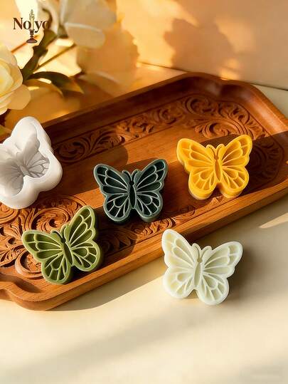 1pc Butterfly Candle Resin Silicone Mold, Candle Paste Decoration Silicone Mold, Home Decoration Craft Storage Tool Resin Epoxy Resin Mold, Handmade Casting Mold, Festival Decoration, Gifts