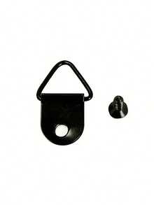 Bộ 10 móc treo tranh tam giác bằng kim loại kèm ốc vít, vòng treo nhỏ dùng để trưng bày tranh, bộ 100 chiếc (50 móc + 50 ốc vít), bộ 200 chiếc (100 móc + 100 ốc vít) - Nhiều màu - Xem 8