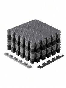 4pcs/9pcs/16pcs/36pcs Fitness Equipment Foam Mat - Non-Waterproof EVA Foam Material, Suitable For Gym And Home Workout, Durable Interlocking Colored Tiles, Multiple Colors Available (Black/Gray/Pink/Purple/Blue), Reduce Noise And Ensure Training, Fitness Accessories, Home Gym Equipment, Exercise Gear, Foam Mat - Multicolor - View 8