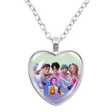 Magical Girl Group Time Gem Heart Necklace - Multicolor - View 10