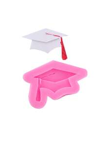 1pc/4 PCS Graduation Chocolate Fondant Molds, Silicone Graduation Cap Diploma Candy Molds For Cake, Cupcake Decorations, Graduation Party Supplies - 彩色 - 查看 14