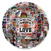 50Pcs Together We Are America Stickers Graffiti Stickers For Water Bottle, Guitar, Luggage, Phone, Case, Laptop, Skateboard, Gift - A - View 3