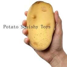 New Realistic Potato Squeeze Toy, Soft Squeeze Toy - Realistic Simulated Food Stress Ball - Multicolor - View 2