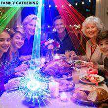 Partybeleuchtung, DJ Disco, Stroboskop Bühnenbeleuchtung, DMX Sprachsteuerung, Laserlichter, Projektoren und Fernbedienungen, Party Bar, Geburtstag, Hochzeit, Festival Veranstaltungsort Beleuchtung, Weihnachtsdekorationslichter - EU F-Typ Stecker (220-240V) - Übersicht 7