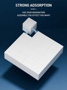 Khối xây dựng nam châm sáu mặt, tự lắp ráp, khối xây dựng nam châm, hình động vật dễ thương, đồ chơi giảm căng thẳng, đồ chơi nam châm lắp ráp và xây dựng, hình dạng vui nhộn, đồ chơi văn phòng, trò chơi xếp hình - Nhiều màu - Xem 4