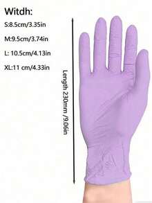 100/50/4pcs Disposable Pink Nitrile Gloves, Powder-Free, Latex-Free, Waterproof, Suitable For Household Cleaning, Hairdressing, Beauty Salon, Etc. Waterproof, Anti-Static, Latex-Free, Open-Finger Design (Bagged To Prevent Damage) - Pink - View 4