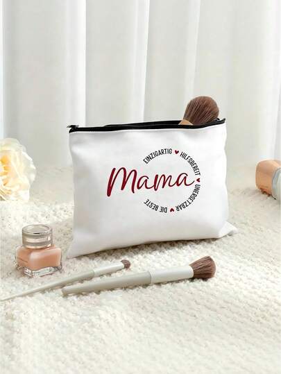 MEJOSER Small Makeup Bag, Best Gift For Mom & Grandma, Birthday, Christmas, Toiletry Bag, Fashion