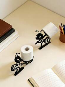 New Ant-Shaped Toilet Paper Holder, Creative Decorative Piece For Bathroom And Living Room, Multifunctional Toilet Paper Storage Art Piece, Stable Standing And Not Easy To Tip Over, Practical And Useful - Multicolor - View 4