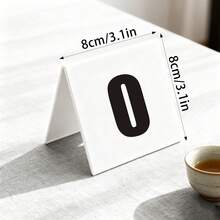 OUTANA Biển hiệu trưng bày dọc bằng acrylic tối giản, phù hợp cho gia đình, đám cưới, tiệc sinh nhật, quán cà phê, quán bar, có 3 kiểu dáng. - FZBJ001 - Xem 13