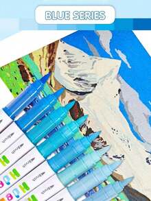240 Colori Pennarelli Acrilici, Versione Aggiornata Con Flusso Di Inchiostro Più Spesso E Selezione Completa Di Colori. Adatti Per Artigianato, Forniture D'Arte, Plastica, Vetro, Metallo, Bambù, Tela, Pietra, Ceramica, Tessuti E Altro Ancora. Un Regalo Ideale Per Amici E Familiari. - Multicolore - Visualizzare 12
