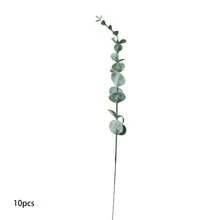 10/20/30 chiếc lá bạch đàn/lá táo nhân tạo, đồ trang trí cây xanh giả tự làm, phụ kiện trang trí bình hoa phong cách mộc mạc. - Nhiều màu - Xem 9