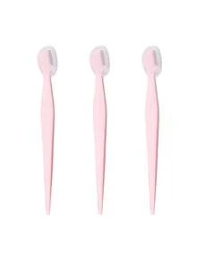 24件套女士修眉刀套装，多种颜色可选，轻松去除面部毛发，直柄修眉工具，男女通用脱毛器，带保护套，适合初学者，防止刮伤面部或身体 - 彩色 - 查看 15