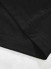 Áo thun ngắn tay thêu hình trái tim phong cách vintage Dark Street, áo croptop dáng rộng đa năng Summer Niche. - màu đen - Xem 7