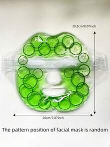 Ice Facial Mask, Face Cooling Ice Pack, Spa Facial Mask, Cold & Hot Compress Facial Mask - Multicolor - View 2