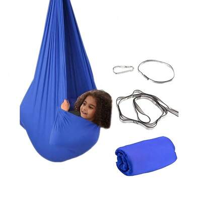Columpio sensorial para Yoga, Hamaca Interior, Columpio de Terapia elástica para hamacas Ideales para acurrucarse para Autismo, Columpio de Terapia de Asiento