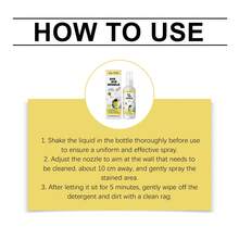 JUE FISH 100ml Wall Graffiti Cleaner - Cleans Easily, Effectively Removes Stains On Walls, No Water Marks Or Wall Damage, Multi-Purpose For Latex Paint, White Walls Cleaning (Product Packaging Upgraded, New And Old Versions Have Consistent Ingredients And Functions, Random Shipment Of New And Old Versions) - Liquid - View 4