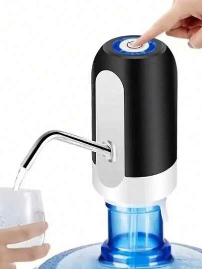 Bomba eléctrica para dispensador de agua portátil USB charge adecuada para botellas de agua de 5 galones con herramientas en forma de cubo de mangueras alargadas