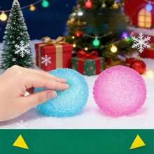 3个/套 逼真水弹球，柔软有趣的猫玩具，适合各种活动和派对，是生日和节日的绝佳礼物，无需电池 - 彩色 - 查看 4