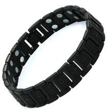 1pc Stainless Steel Fashion Bracelet, Men's Jewelry, Back To School/Birthday Gift, Daily Wear - Multicolor - View 6