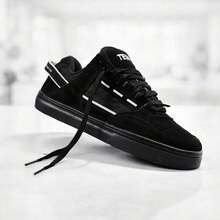 Men's Tesla Skater Shoes, Non-Slip, Comfortable, Casual - Black - View 5