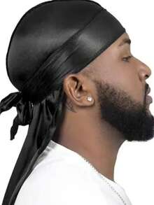 1条吸湿排汗头带，速干运动头带，骷髅图案头巾，男女通用海盗头饰 - A - 查看 3