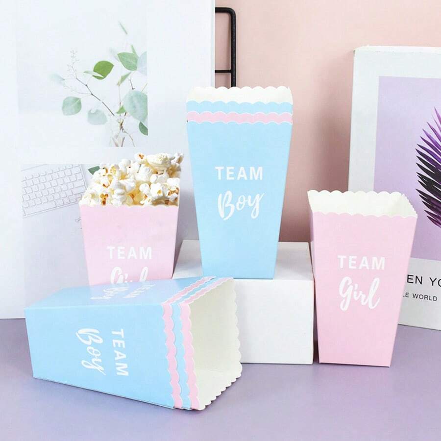 6 hộp đựng bỏng ngô thời trang - Túi giấy họa tiết chấm bi và xương cá cho các bữa tiệc, đám cưới và xem phim, hộp đựng bỏng ngô, thiết kế nắp kéo tiện lợi cho các buổi xem phim tại nhà, tiệc rạp chiếu phim và lễ hội, cốc đựng đồ ăn nhẹ bền, túi đựng bỏng ngô - nhiều màu - Xem 1