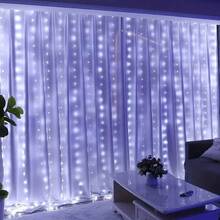 4pcs LED Curtain Lights With 8 Lighting Modes, Color Changing, Remote Control, USB Powered Fairy Lights For Wedding, Party, Birthday, Christmas, Easter, Mother's Day, Halloween Decor, Hanging Backdrop - USB Plug Curtain Light - View 5