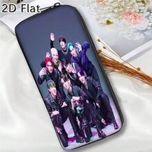 秋季万圣节圣诞节 SKZ 文具包/铅笔盒/便携铅笔袋/铅笔盒 1 件装，适合作为旅行礼物 - 彩色 - 查看 4