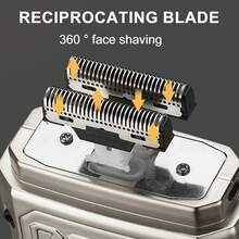Solimpia Professional Electric Shaver - 3-In-1 Beard And Head Trimmer - Silver - View 9
