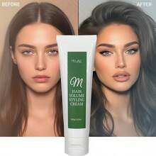 MELAO 100g Hair Volumizing Cream, Suitable For Fine, Thin Hair, Instantly Increases Hair Volume And Thickness, Visible Before And After Effect, Boosts Hair Roots, Creates Fuller Hair Texture, Smooth And Substantial Styling Cream, 100g/3.53oz - 100g - View 5