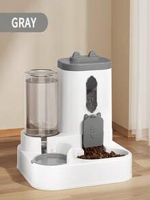 Automatic Cat Food Feeder - 2-In-1 Portion Dispensing, Protecting Your Pet's Healthy Diet, Cute Dual Water And Food Supply Machine - 1600ml Feeder + 800ml Water Dispenser - View 9