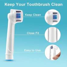 Tapas para cepillos de dientes a prueba de polvo, compatibles con, protectores redondos de repuesto para cepillos de dientes eléctricos ZBKX - Colorido - 4 piezas - Ver 4