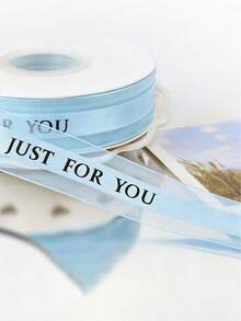 1卷40码礼品包装缎带，手工缎带，适用于蛋糕礼品包装、白色或鲜花花束、节日派对装饰蝴蝶结缎带，可用于DIY手工、婚礼、情人节、母亲节、礼品包装、花束、蛋糕和花束蝴蝶结装饰、蝴蝶结制作和派对装饰 - 彩色 - 查看 17