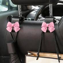 Car Hook Strong And Stable Small Hook Hidden Multifunctional Storage Rear Seat Hook,Back Of Car Accessories, Cute Bow, Rear Seats, Multifunctional Small Hooks - Plastic - View 9