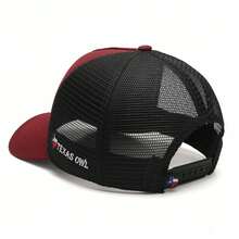Texas Country Wool Breathable Cap With Durable Fit And Rustic Style - Black Wine - View 4