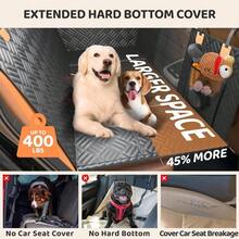 Ultimate Protection Dog Car Seat Cover For SUV Trucks - Comfortable Hard Bottom Extender Supports Up To 400lbs - Premium Pet Hammock For Rear Seats - Car/SUV/Small Truck - View 2