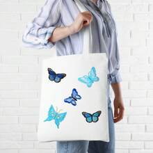 PCS Butterfly Patch Sew On, Butterfly Embroidered Iron On Patches, Iron Sew On Embroidered Applique Decoration Sewing Patches For Bags, Jacket, Jean, Clothes DIY Patches,12 Bright Color - như trong hình - Xem 5