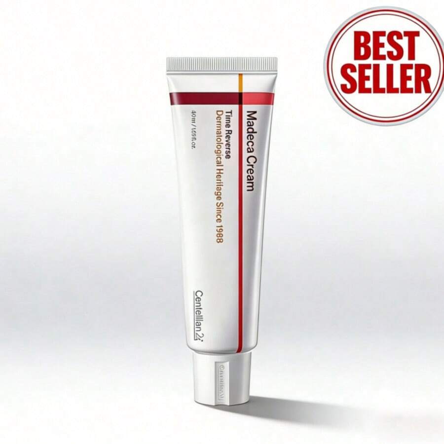 Madeca Cream Time Reverse | Anti-Aging Moisturizer For Wrinkles & Dry Skin | Cica + Hyaluronic Acid | Korean Skincare | 1.69 Fl.Oz,Mother's Day Gift - Hyaluronic Acid - 查看 1