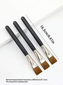 Cọ tán kem nền vuông dẹt, cọ che khuyết điểm lông mềm, cọ tán kem BB, cọ trang điểm đắp mặt nạ, dụng cụ trang điểm chăm sóc da dành cho nữ, cọ nền, cọ che khuyết điểm, cọ má hồng, cọ tạo khối, cọ má hồng, cọ tán phấn, cọ phấn phủ, cọ nền, cọ má hồng, cọ che khuyết điểm, cọ nền dạng bột liền mạch, cọ trang điểm lông mềm, cọ nền đầu dẹt. - màu đen - Xem 10