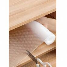 Eva Drawer Liners, Waterproof And Oil-Proof Cabinet/Kitchen Mats, Wardrobe Moisture-Proof And Mildew-Proof Pads - Transparent Diamond Pattern - View 8