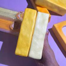 Cheese Stick Squeeze Toy - Soft & Slow Rebound - Butter Squeeze - Stress Relief Toy - Birthday Gift - Perfect Gift - Gift - Collection Display - Multicolor - View 2