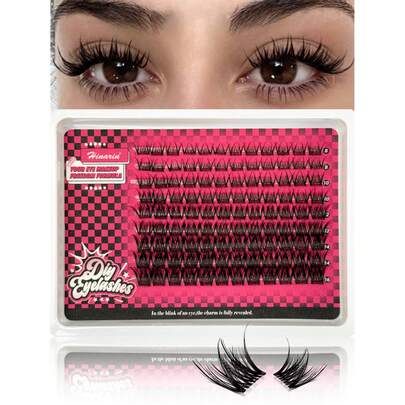 108 Cụm Mi Giả Cong Chữ C Tự Nhiên, Mi Giả Dải Trong Suốt, Mi Giả Sợi Nhỏ 8-16mm, Mi Nối Từng Sợi, Mi Tự Làm, Vẻ Ngoài Tự Nhiên, Phù Hợp Cho Mọi Dịp, Quà Tặng Lễ Hội, Cụm Mi Giả, Mi Giả Từng Sợi, Mi Giả