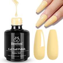 Beetles White Gel Nail Polish -1PC 15ml White Spring Colors Gel Polish - Lemon Chiffon - 查看 8