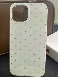 Ốp lưng điện thoại hình gấu sao cánh thiên thần dễ thương kiểu Hàn Quốc cho iPhone 17/17 Pro/17 Pro Max, ốp bảo vệ toàn diện cho iPhone 16/15/14 Pro - trắng - Xem 5